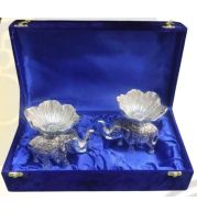 2 Elephant Bowl Set for Festive Serving and Decorative Display, Premium Gift Item for Hampers, Home Use and Elegant Special Occasion Presentation
